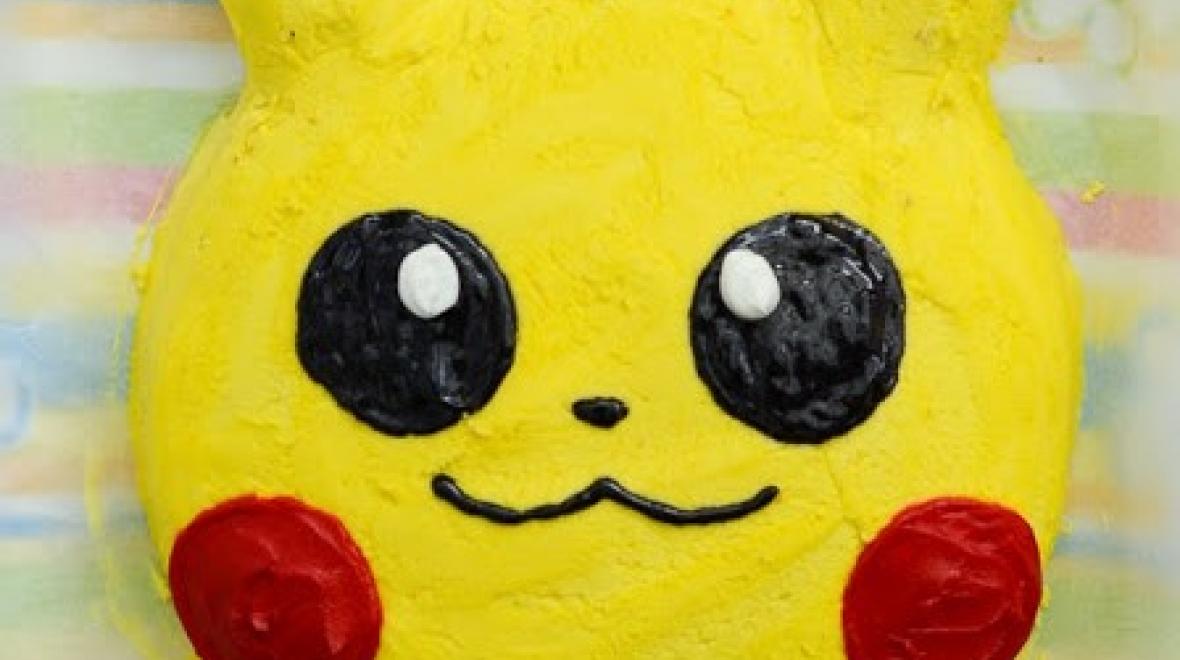 Poke-pikachu cake