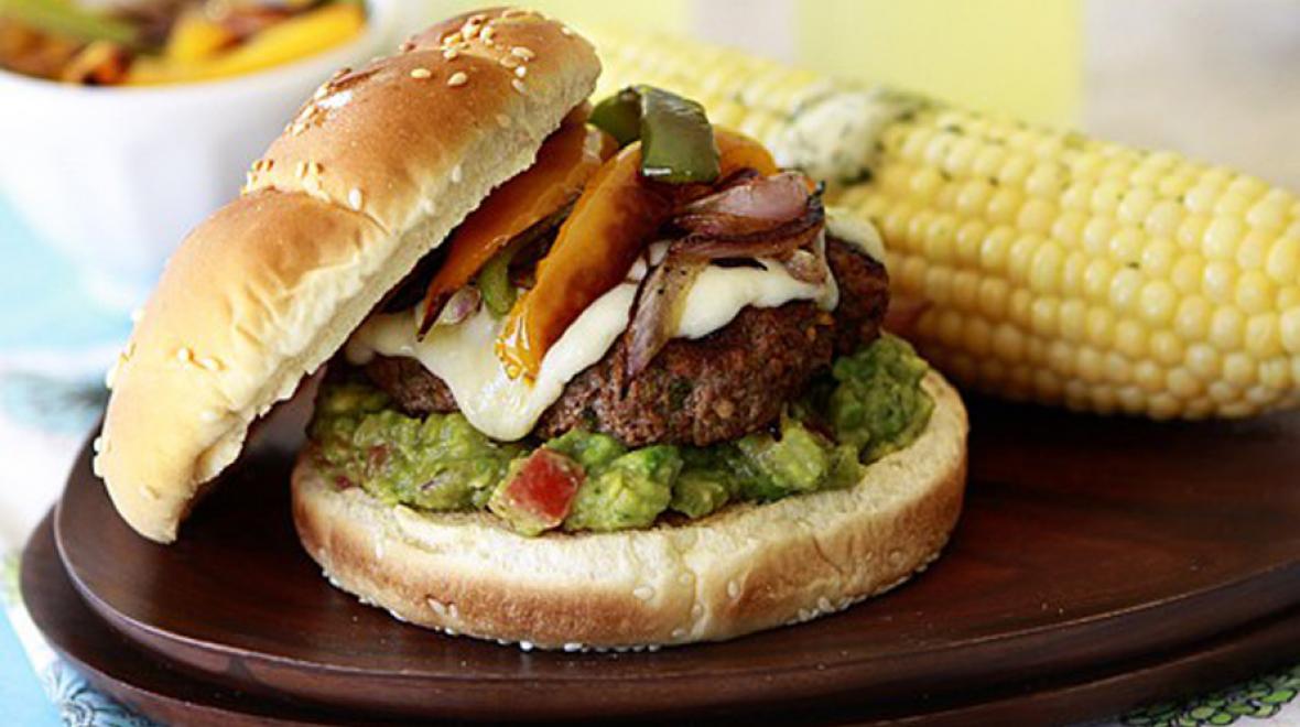 fajita summer burger recipe