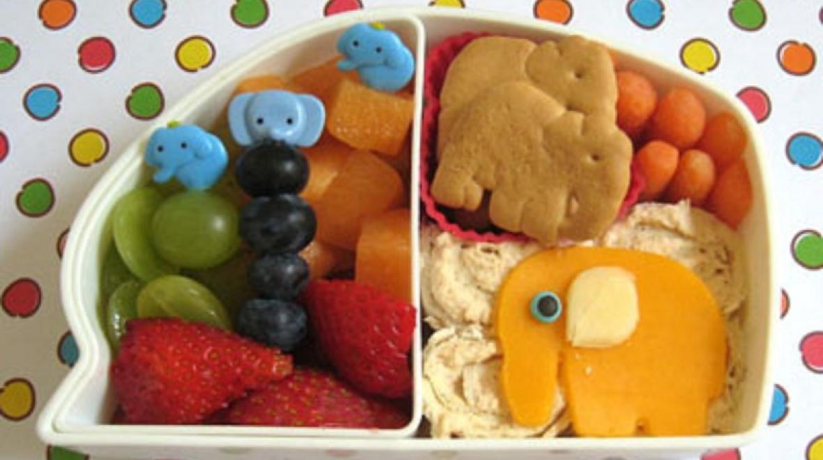 Elephant bento lunch