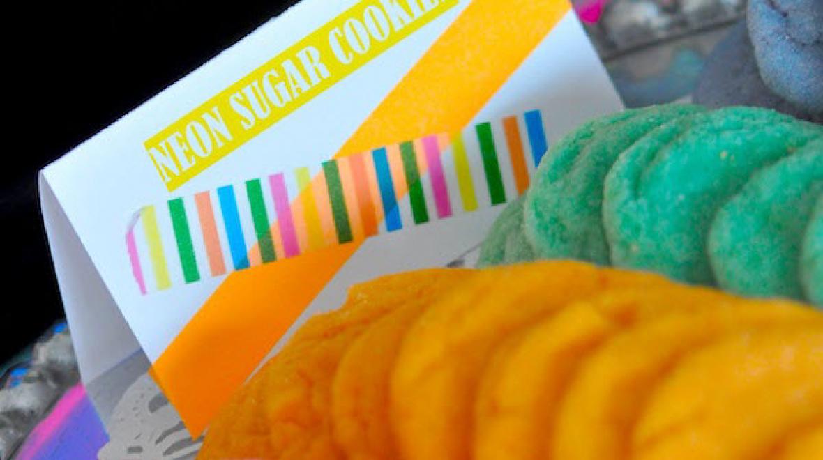 Neon cookies