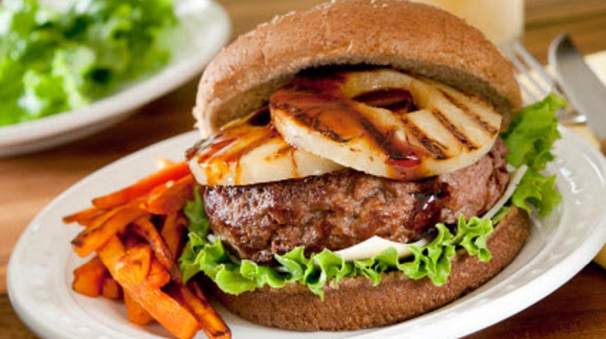 Healthier burger