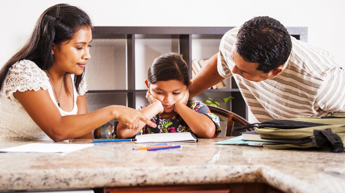 Homework frustrated parents picture