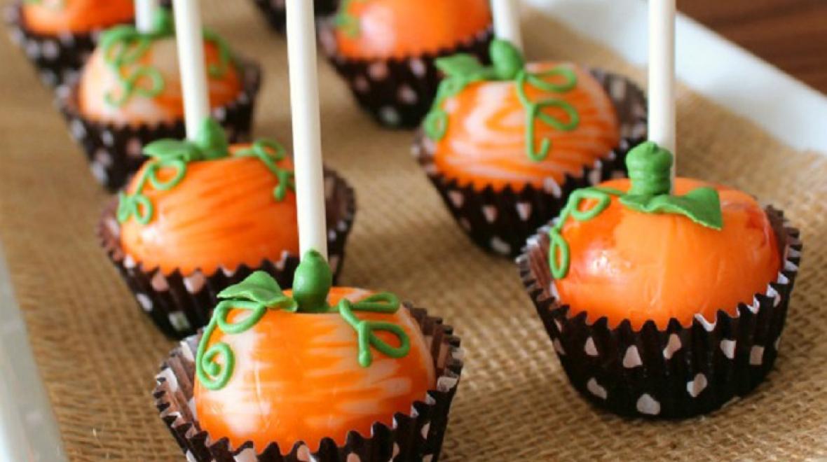 Little pumpkin pops