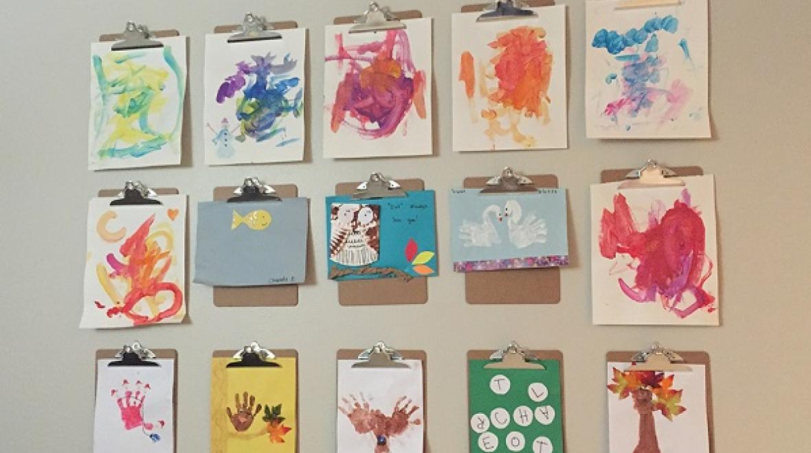 Clipboard art display