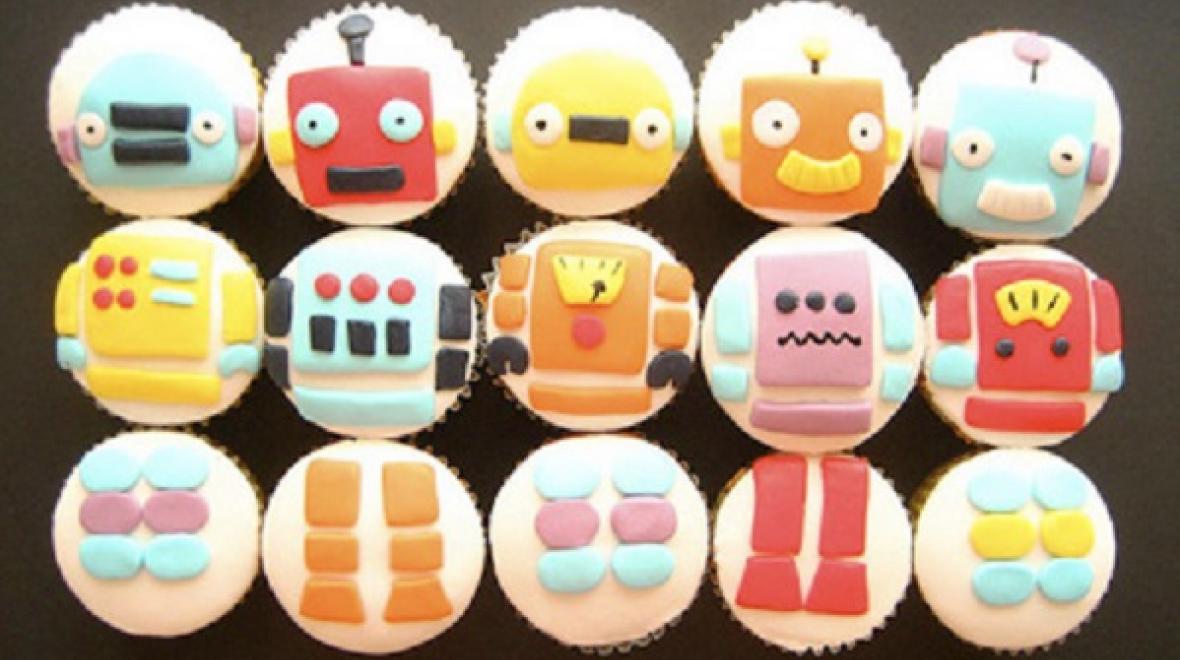 Robot cupcakes