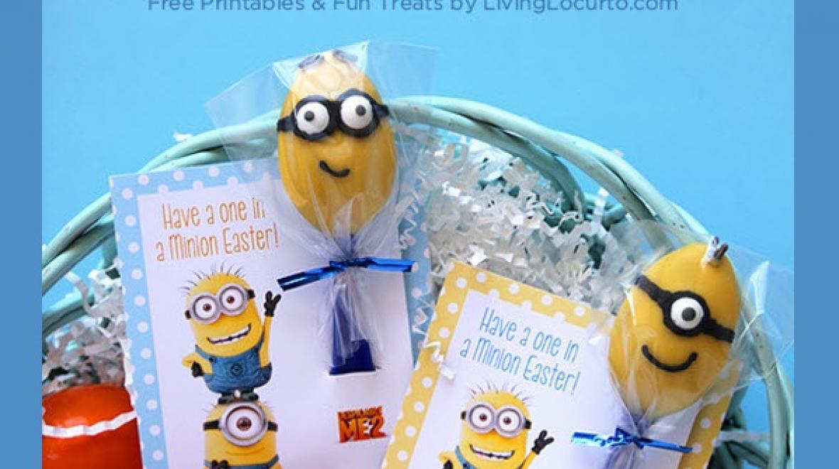Minion candy spoons