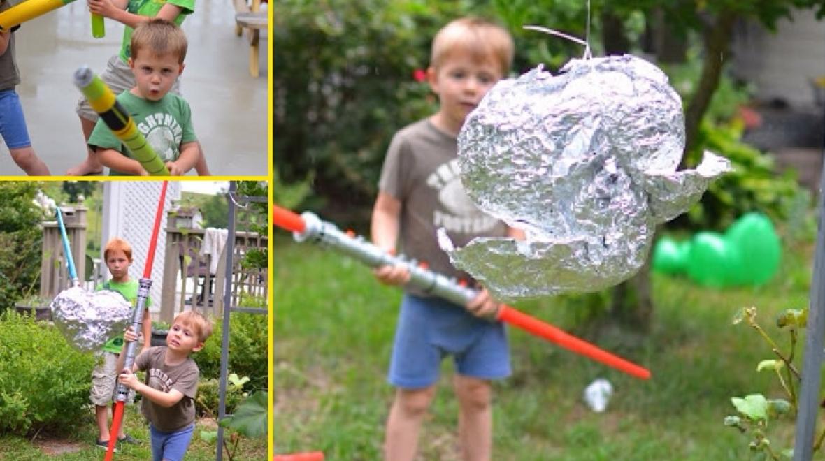 DIY asteroid piñata