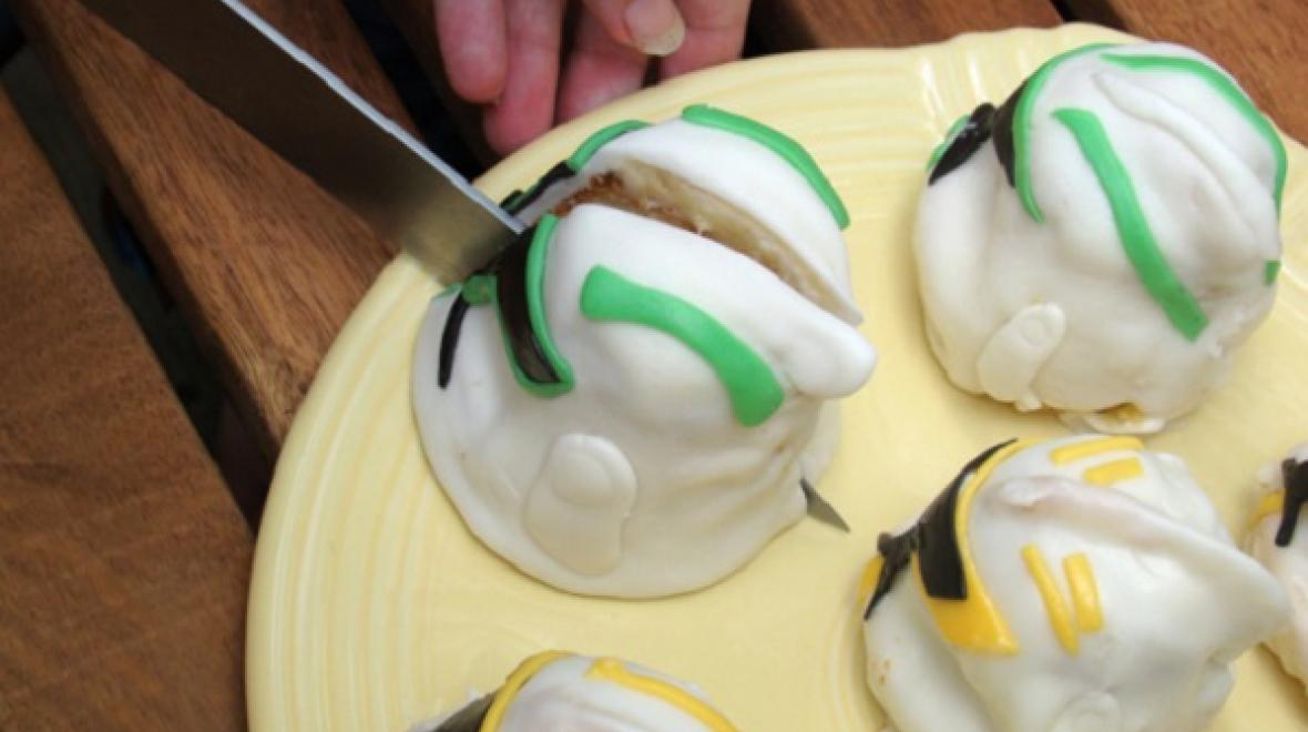 Storm Trooper helemt cupcakes