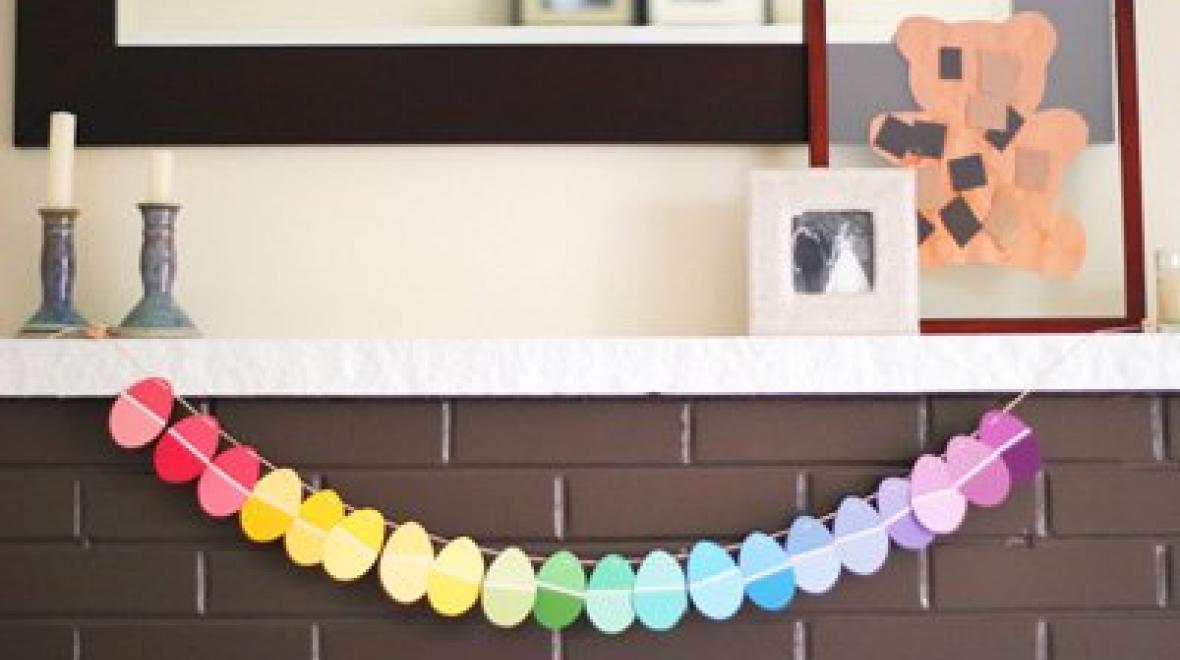 Easter egg garland