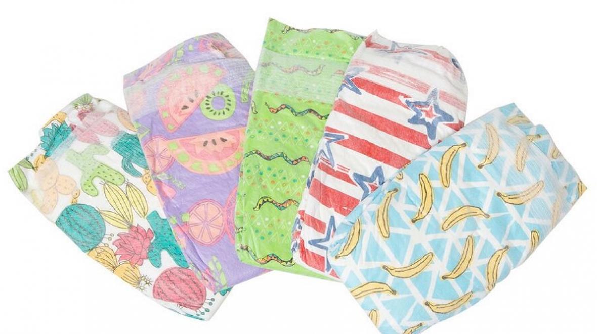 Eco-friendly disposable diapers