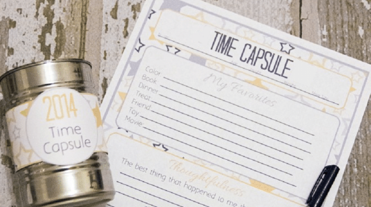 New Year time capsule