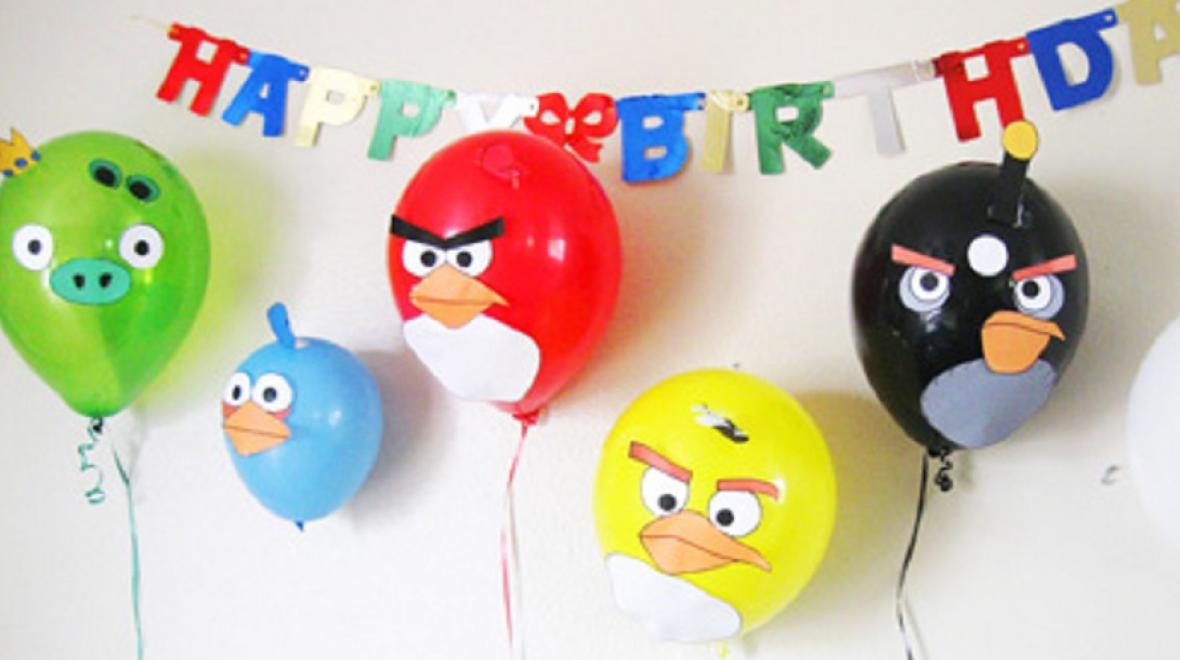 Angry Birds balloons