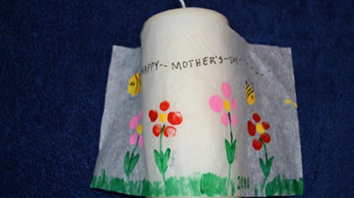 DIY decorative candles