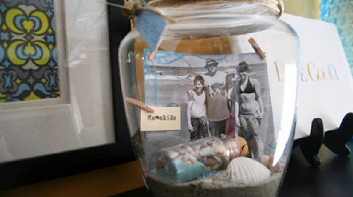 Vacation memories in a bottle