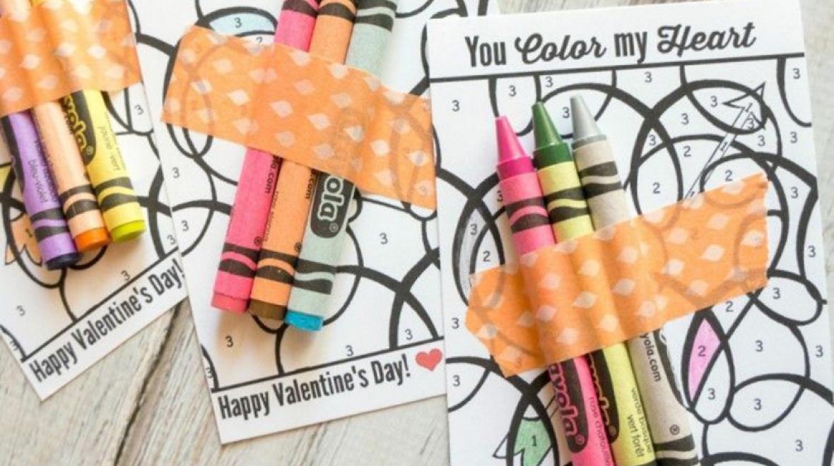 Coloring sheet valentines