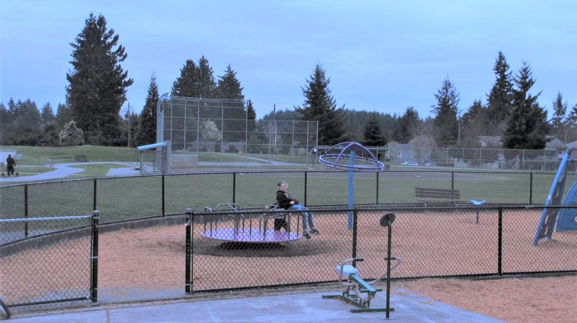 Paramount School Park path and playground