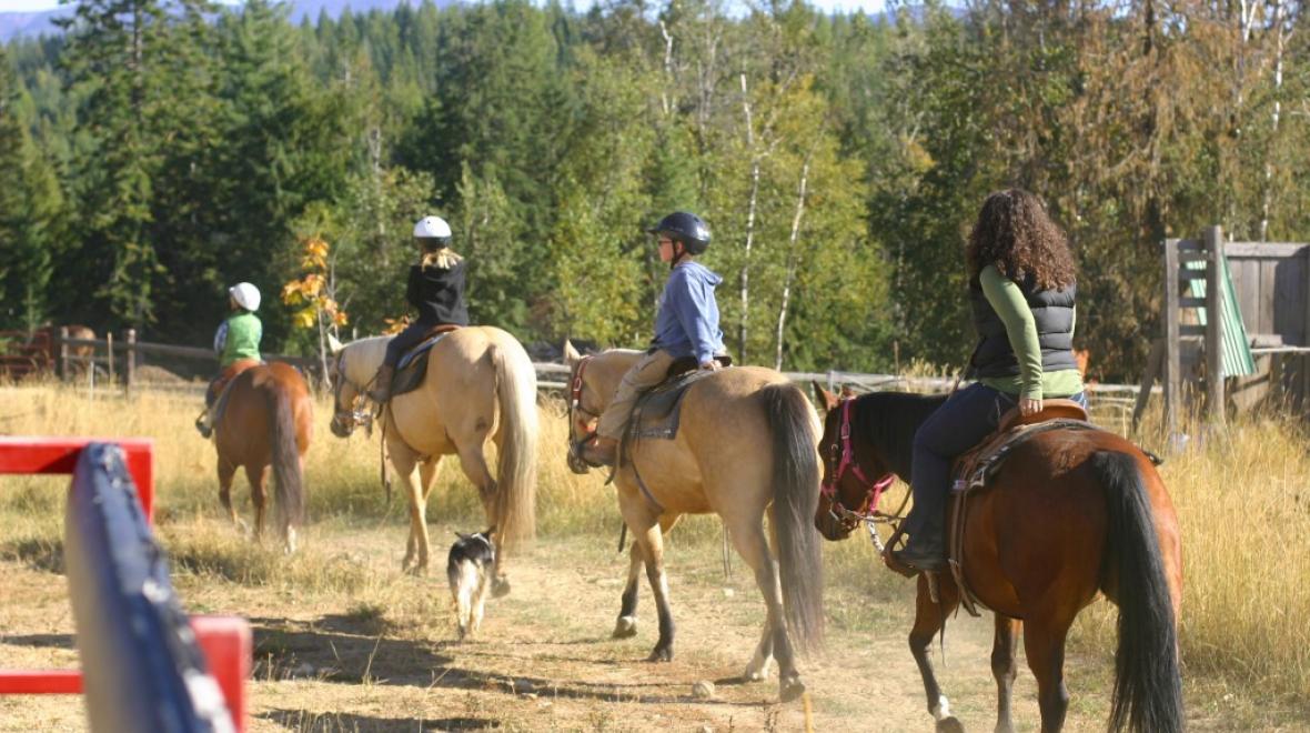 Trail ride at Western Pleasure Ranch