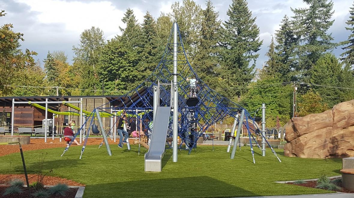 Covington Community Park new playground