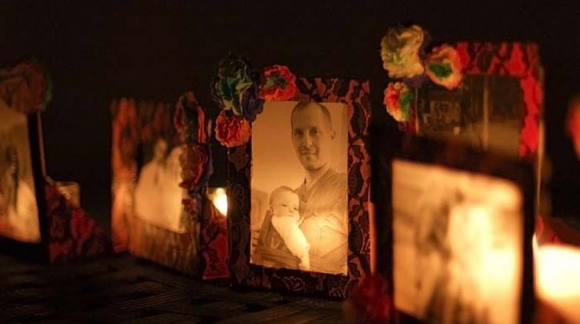 Photo candle holders