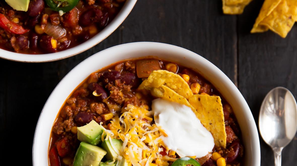 Seriously, the Best Healthy Turkey Chili recipe