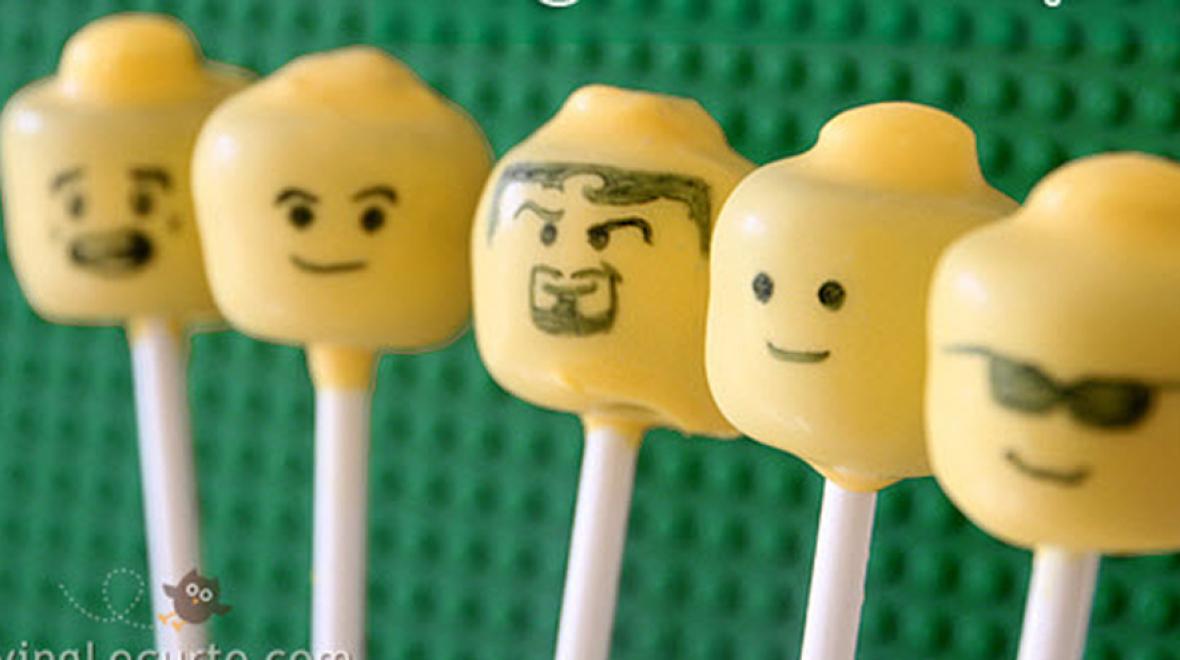 LEGO cake pops