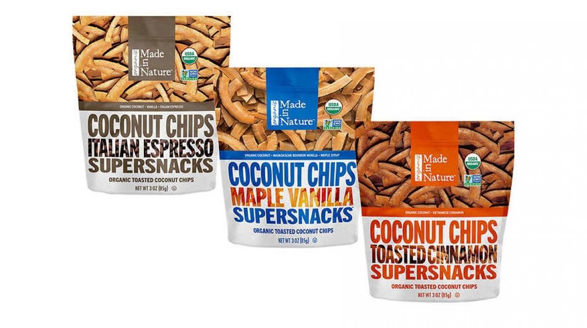 Toasted coconut chips