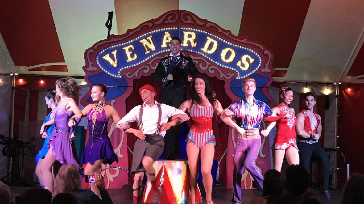circus cast at Venardos Circus