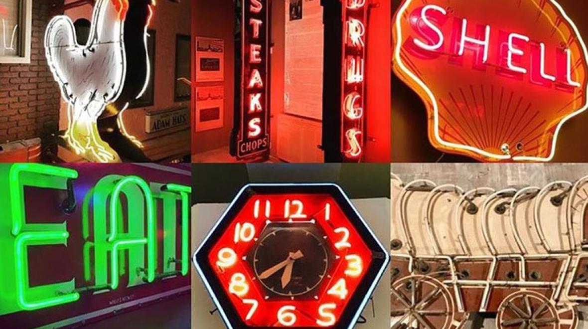 Best-family-adventures-Highway-97-The-Dalles-National-Neon-Sign-Museum