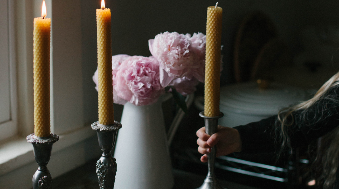 Beeswax candles 