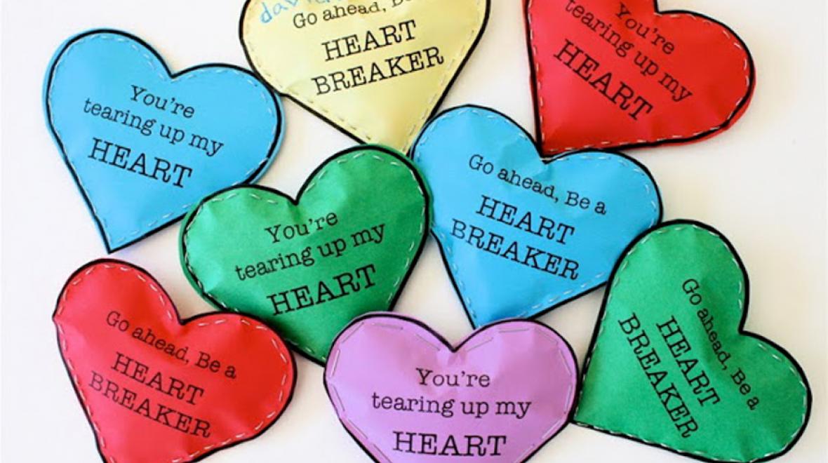 homemade heartbreaker valentines