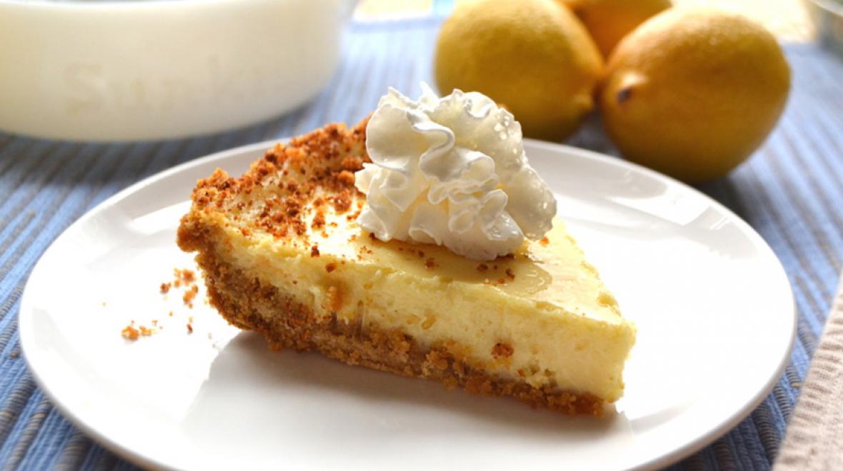 Easy, creamy, sweet-and-tart lemon pie