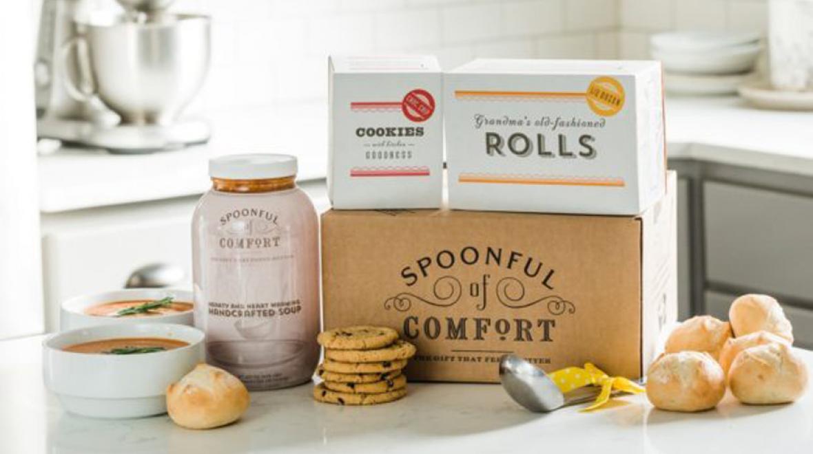 spoonful of comfort soup cookies rolls package