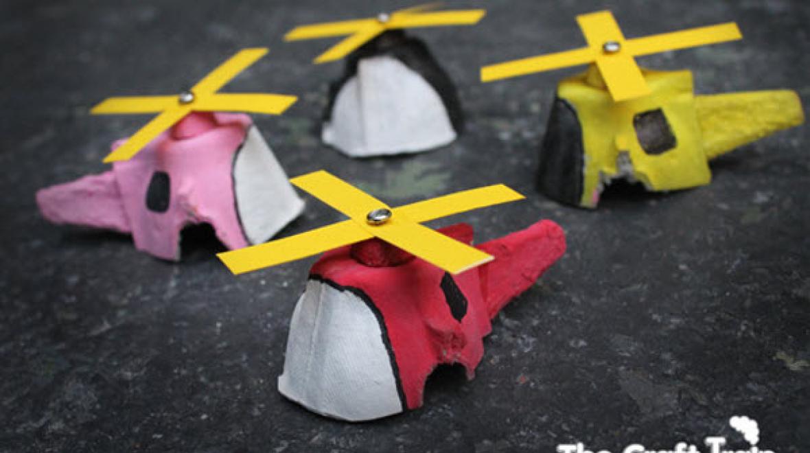 Egg Carton Mini 'Copters