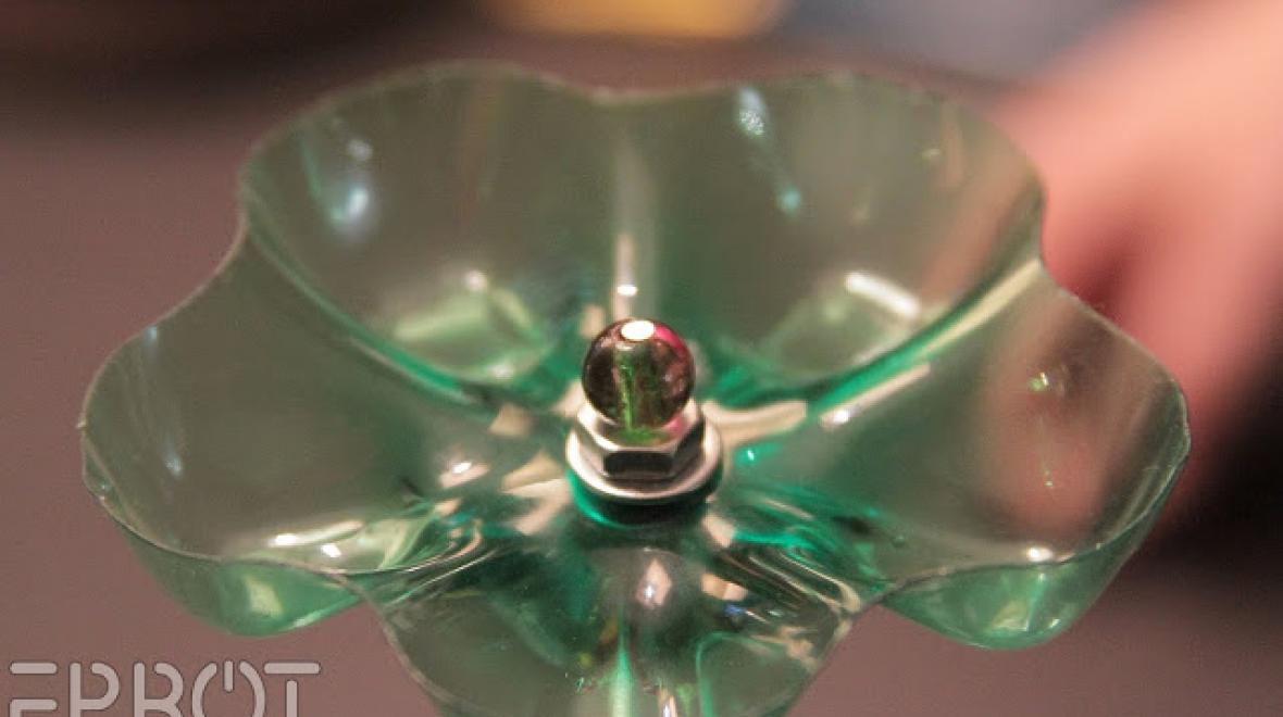 Soda Bottle Jewelry Stand