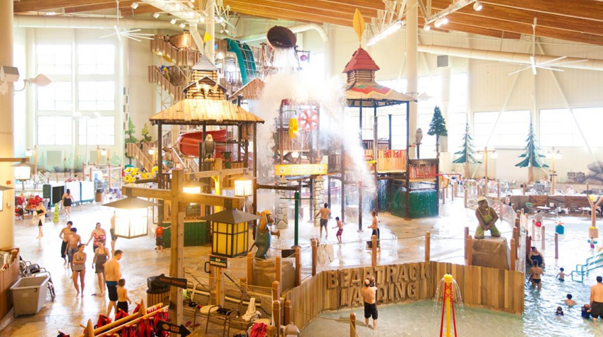 Great Wolf Lodge water park area