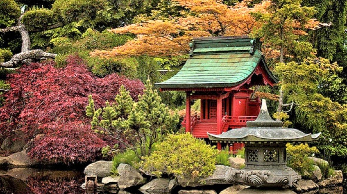 Japanese garden at Point Defiance Park Tacoma best fall hikes kids families south sound