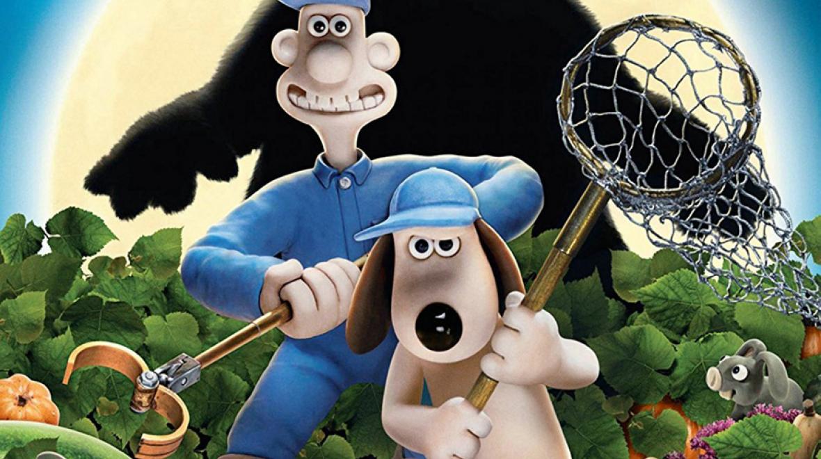 Wallace and Gromit movie poster closeup