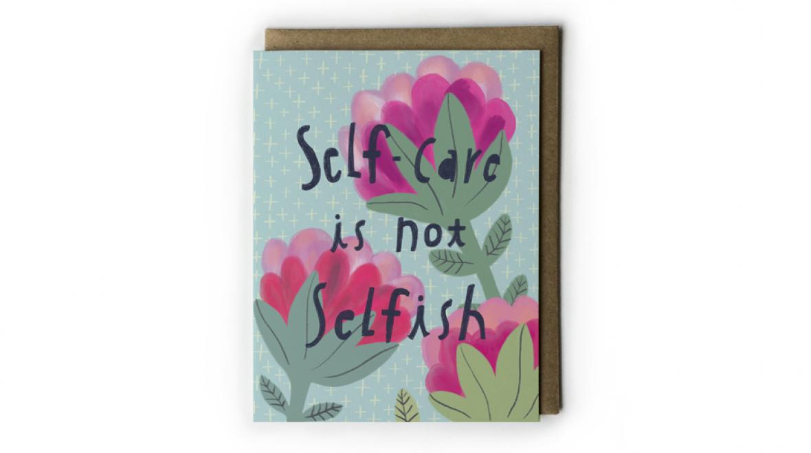 self care card from honeyberry