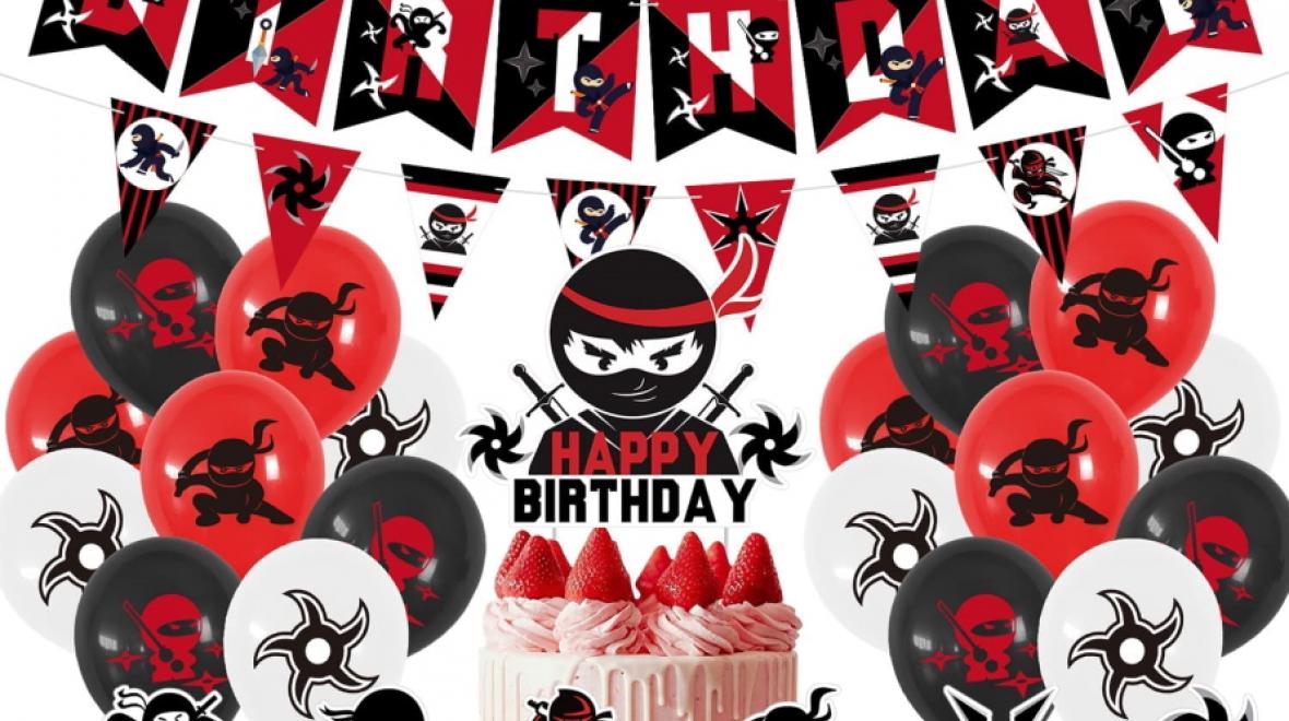 Ninja birthday party decorations