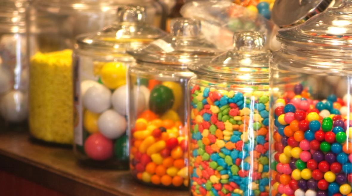 Jars of candy