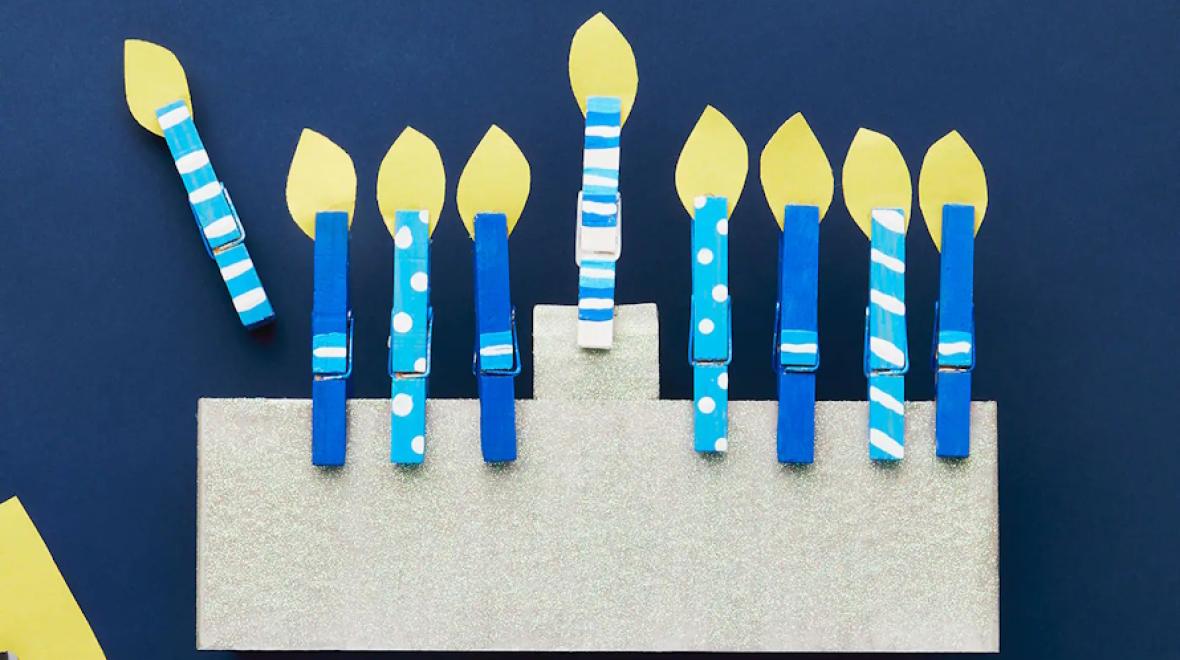 DIY menorah