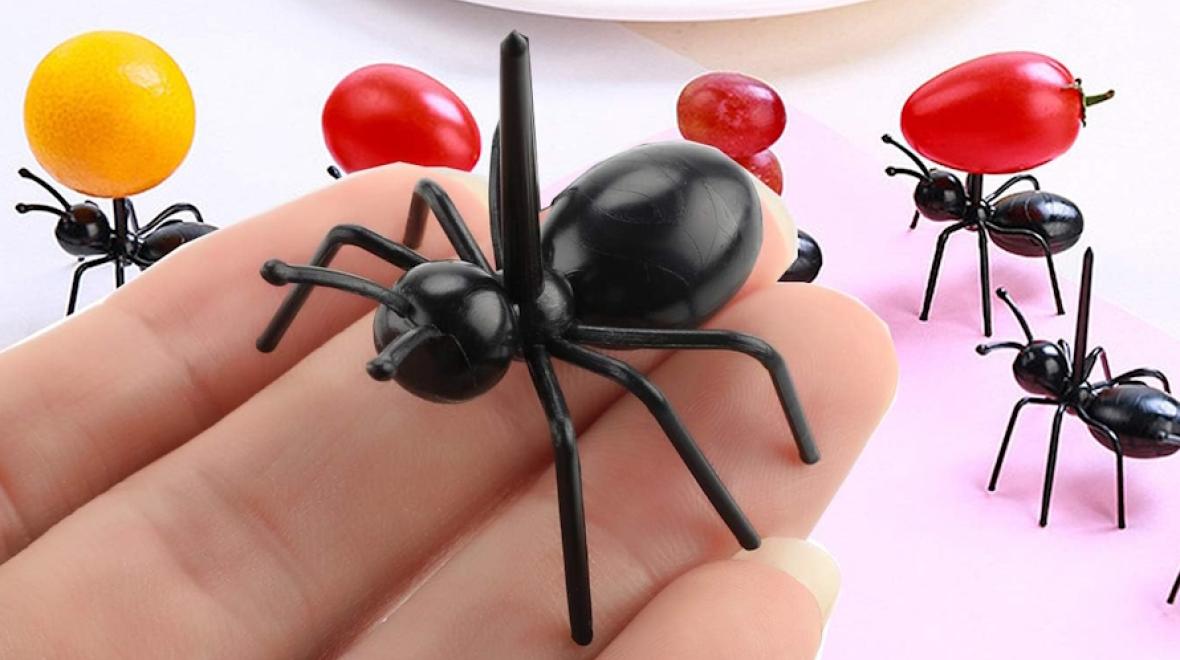 Ant toothpicks to help picky eaters eat