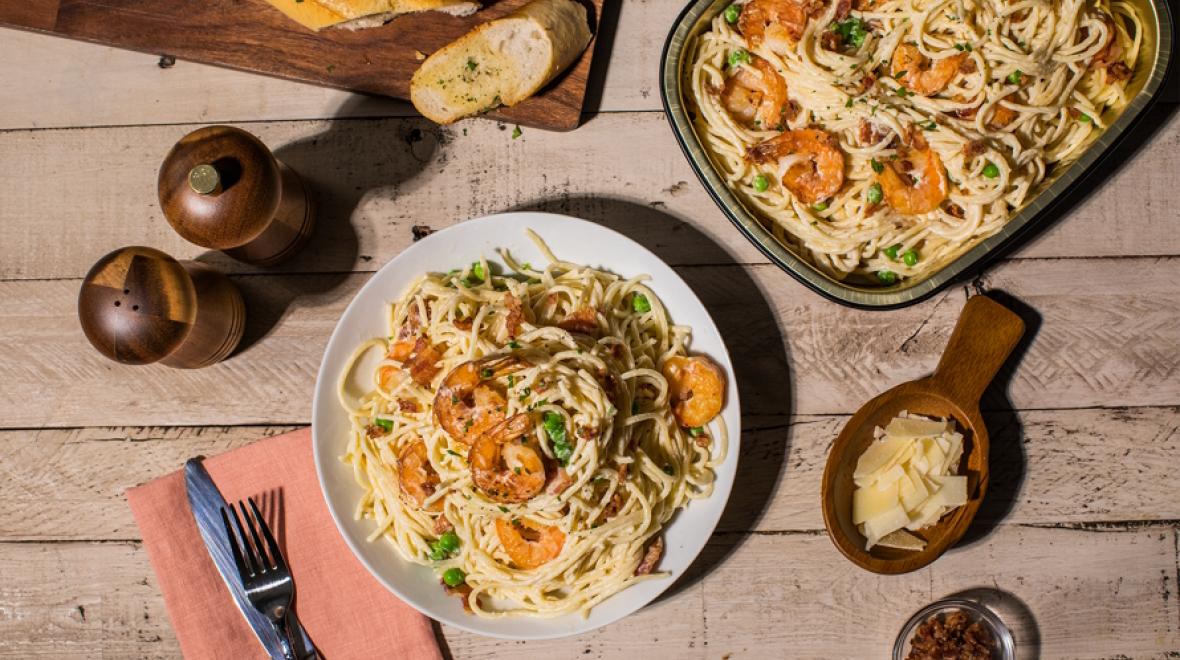 Home Chef meal on a table