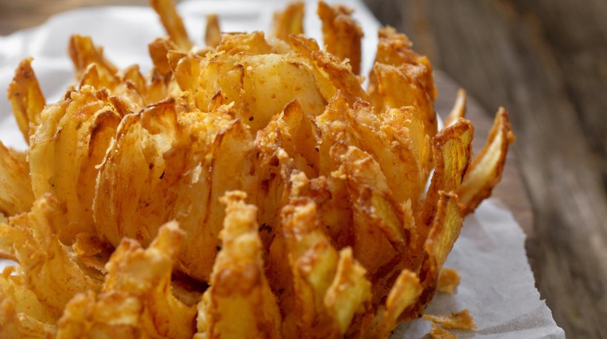 blooming onion Thanksgiving treat