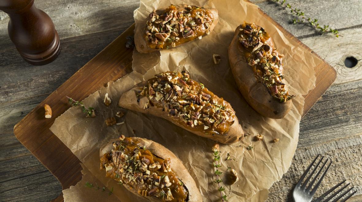 twice baked sweet potatoes Thanksgiving treats