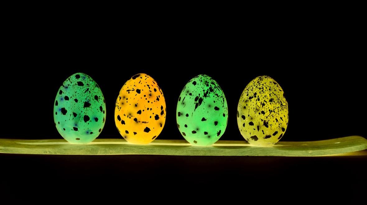 glow in the dark Easter eggs