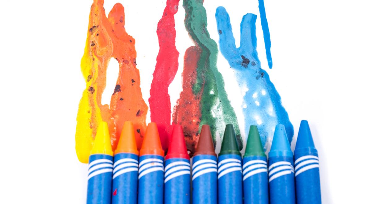 melted crayons can be used to decorate Easter eggs