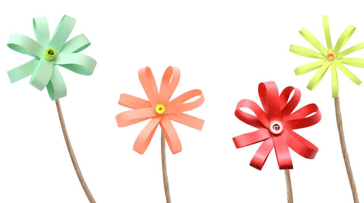 paper pinwheels
