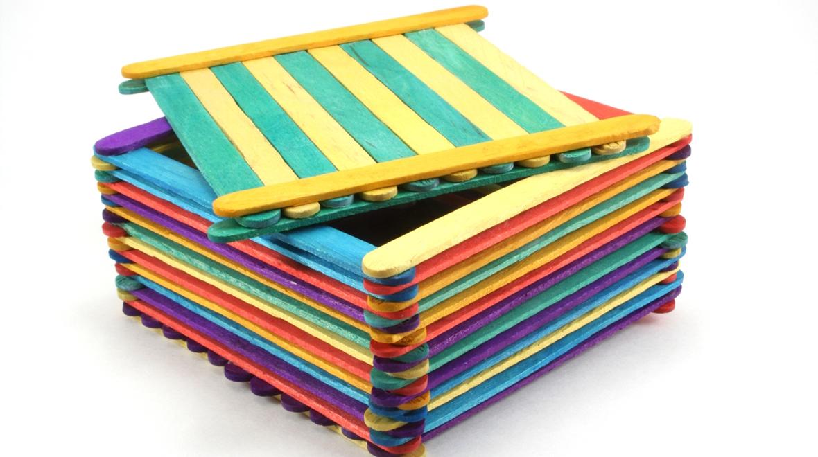 rainbow craft sticks 