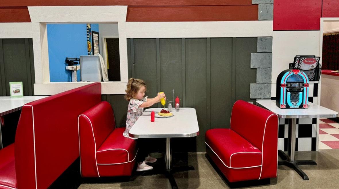 Children’s Museum of Skagit County's hands-on diner exhibit
